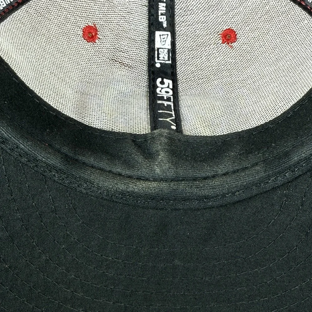 Washington Nationals Fitted Cap Red 7 1/2 New Era 59FIFTY USADA MLB